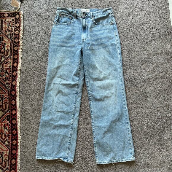 Denim Forum The Farrah High Rise Wide Leg Jeans - Picture 1 of 8